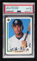 Star Rookie - Bernie Williams [PSA 10 GEM MT]