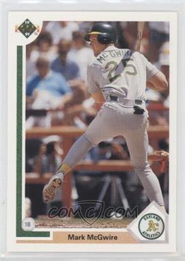 1991 Upper Deck - [Base] #174 - Mark McGwire