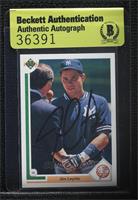 Jim Leyritz [BAS Beckett Auth Sticker]