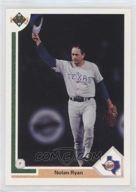 1991 Upper Deck - [Base] #345 - Nolan Ryan