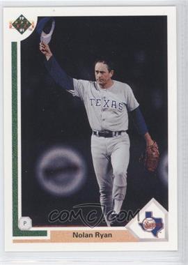 1991 Upper Deck - [Base] #345 - Nolan Ryan