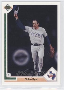 1991 Upper Deck - [Base] #345 - Nolan Ryan