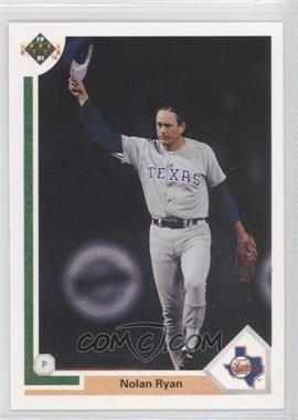 1991 Upper Deck - [Base] #345 - Nolan Ryan