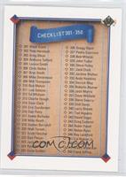 Checklist - Cards 301-400