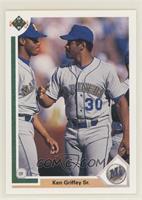 Ken Griffey (Posed with Ken Griffey Jr.)