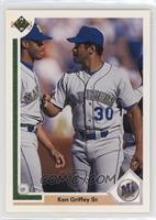 Ken Griffey (Posed with Ken Griffey Jr.)