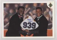 Stolen Base Leaders - Lou Brock, Rickey Henderson (May 1, 1991)