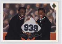 Stolen Base Leaders - Lou Brock, Rickey Henderson (No Date On Front)