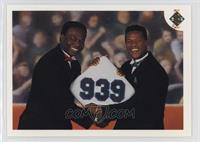 Stolen Base Leaders - Lou Brock, Rickey Henderson (No Date On Front)