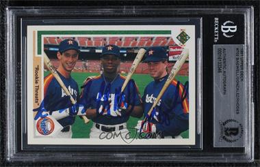 1991 Upper Deck - [Base] #702 - Rookie Threats (Luis Gonzalez, Karl "Tuffy" Rhodes, Jeff Bagwell) [BAS BGS Authentic]