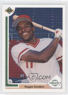 1991 Upper Deck - [Base] #71 - Top Prospect - Reggie Sanders
