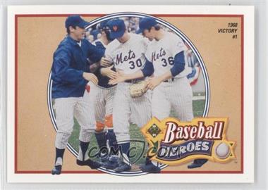 1991 Upper Deck - Baseball Heroes Nolan Ryan #10 - Nolan Ryan (Jerry Koosman among the congratulators)