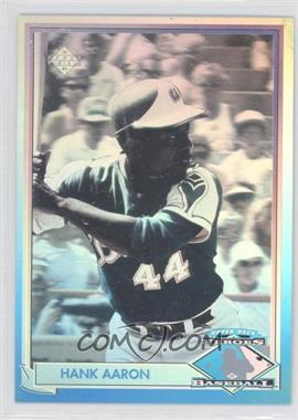 1991 Upper Deck - Heroes of Baseball Hologram #HH1 - Hank Aaron