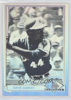 1991 Upper Deck - Heroes of Baseball Hologram #HH1 - Hank Aaron [EX to NM]