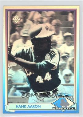 1991 Upper Deck - Heroes of Baseball Hologram #HH1 - Hank Aaron