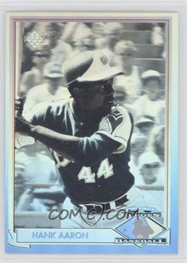 1991 Upper Deck - Heroes of Baseball Hologram #HH1 - Hank Aaron [EX to NM]