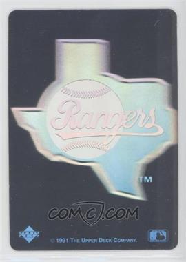 1991 Upper Deck - Team Logo Hologram Inserts #_TERA - Texas Rangers