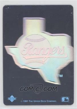 1991 Upper Deck - Team Logo Hologram Inserts #_TERA - Texas Rangers