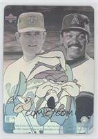 Nolan Ryan, Reggie Jackson, Road Runner, Wile E Coyote