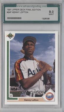 1991 Upper Deck Final Edition - Box Set [Base] #24F - Kenny Lofton [Encased]