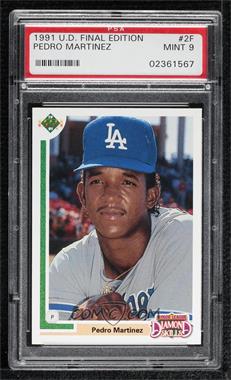 1991 Upper Deck Final Edition - Box Set [Base] #2F - Pedro Martinez [PSA 9 MINT]