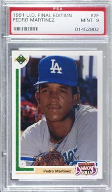 1991 Upper Deck Final Edition - Box Set [Base] #2F - Pedro Martinez [PSA 9 MINT]