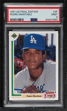 1991 Upper Deck Final Edition - Box Set [Base] #2F - Pedro Martinez [PSA 9 MINT]