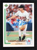 Jack Morris [JSA Certified COA Sticker]