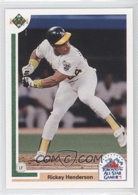 1991 Upper Deck Final Edition - Box Set [Base] #86F - Rickey Henderson