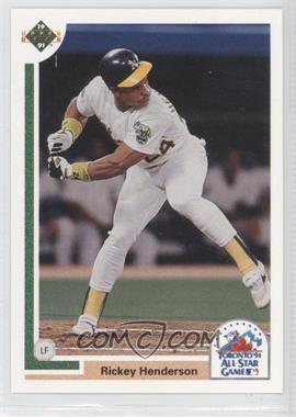 1991 Upper Deck Final Edition - Box Set [Base] #86F - Rickey Henderson