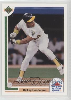 1991 Upper Deck Final Edition - Box Set [Base] #86F - Rickey Henderson