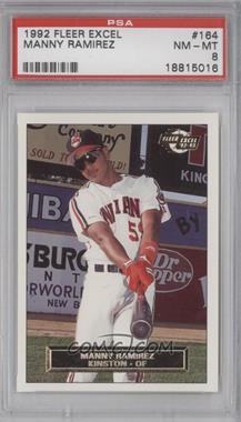 1992-93 Fleer Excel - [Base] #164 - Manny Ramirez [PSA 8 NM‑MT]