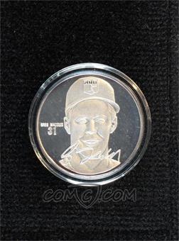 1992-98 Highland Mint Coins - [Base] #_GRMA.2 - Silver - Greg Maddux