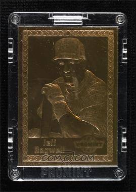 1992-98 ProMint 22K Gold - [Base] #10 - Jeff Bagwell /50000