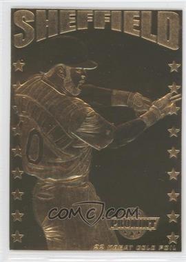 1992-98 ProMint 22K Gold - [Base] #36 - Gary Sheffield /50000