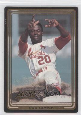 1992 Action Packed All-Star Gallery - [Base] #2 - Lou Brock