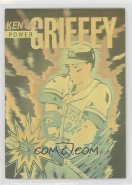 1992 Arena Ken Griffey Jr. Holograms - [Base] - Gold Dual Sided #KEGJ.4 - Ken Griffey Jr. (Power)