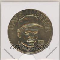 1992 Bandai Sports Stats Collector Coins - [Base] #_DAJU - David Justice