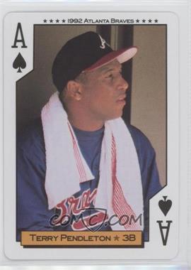 1992 Bicycle Atlanta Braves World Series Playing Cards - Box Set [Base] #AS - Terry Pendleton