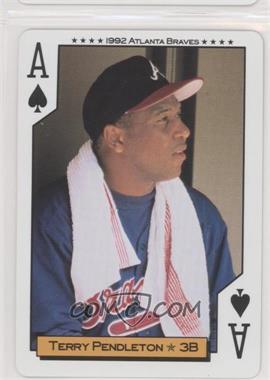 1992 Bicycle Atlanta Braves World Series Playing Cards - Box Set [Base] #AS - Terry Pendleton