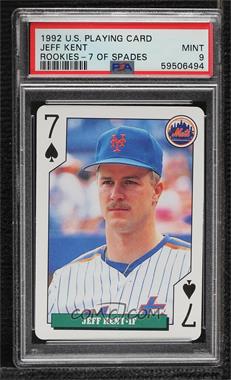 1992 Bicycle Baseball Rookies Playing Cards - Box Set [Base] #7S - Jeff Kent [PSA 9 MINT]