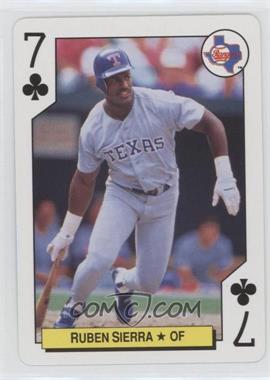 1992 Bicycle Major League All-Stars - Box Set [Base] #7C - Ruben Sierra