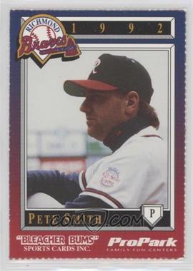 1992 Bleacher Bums Richmond Braves - [Base] #18 - Pete Smith