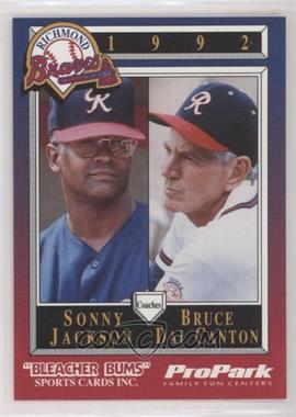 1992 Bleacher Bums Richmond Braves - [Base] #23 - Sonny Jackson, Bruce Dal Canton