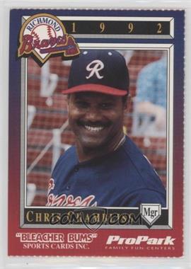 1992 Bleacher Bums Richmond Braves - [Base] #5 - Chris Chambliss
