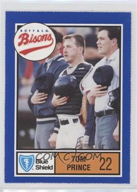 1992 Blue Shield Buffalo Bisons - [Base] #22 - Tom Prince