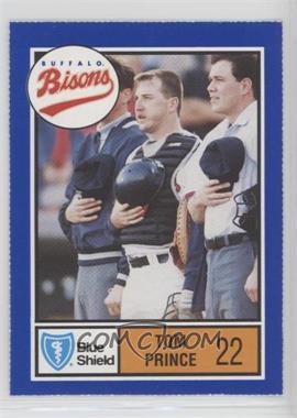 1992 Blue Shield Buffalo Bisons - [Base] #22 - Tom Prince