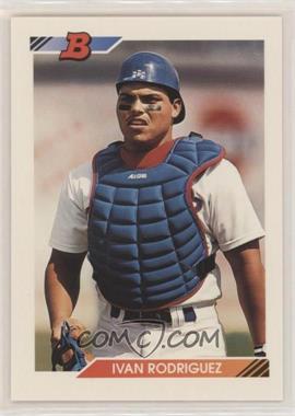 1992 Bowman - [Base] #1 - Ivan Rodriguez