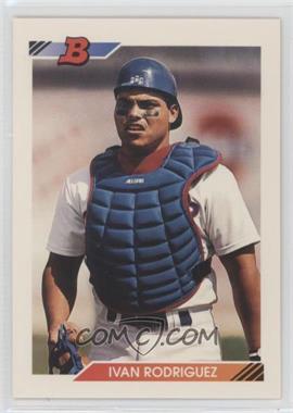 1992 Bowman - [Base] #1 - Ivan Rodriguez