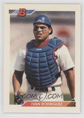 1992 Bowman - [Base] #1 - Ivan Rodriguez